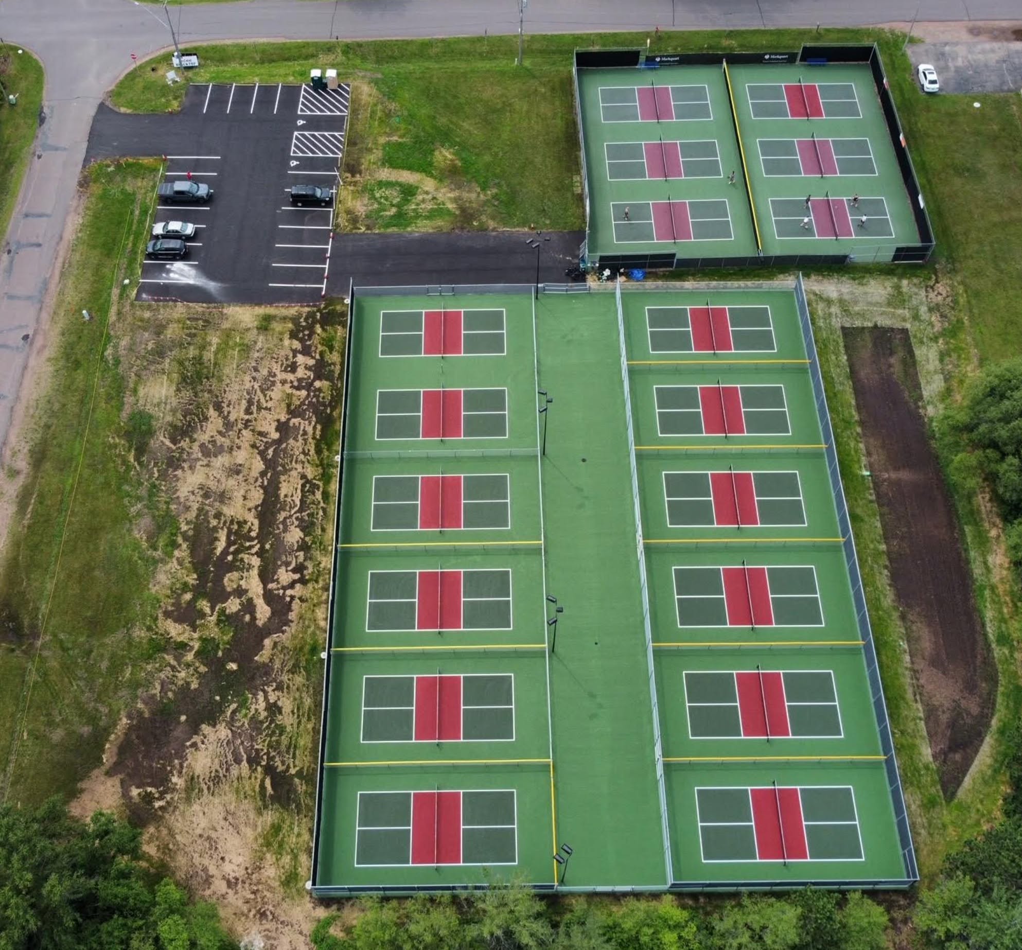 Athletic court restoration project