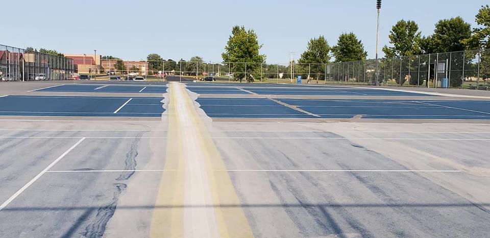 Court surface repair